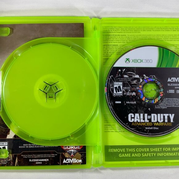 Activision Call of Duty Advanced Warfare Xbox 360 Video Game 2 Disc 2014 Tested - Picture 3 of 6